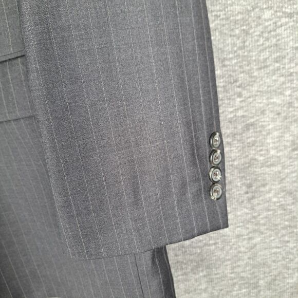 Lauren Ralph Lauren Men's 47R Pinstripe 100% Wool Blazer Sport Coat Jacket - Picture 7 of 16